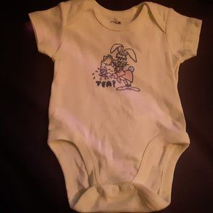 Disney's Alice in wonderland's Mad hatter baby onsie